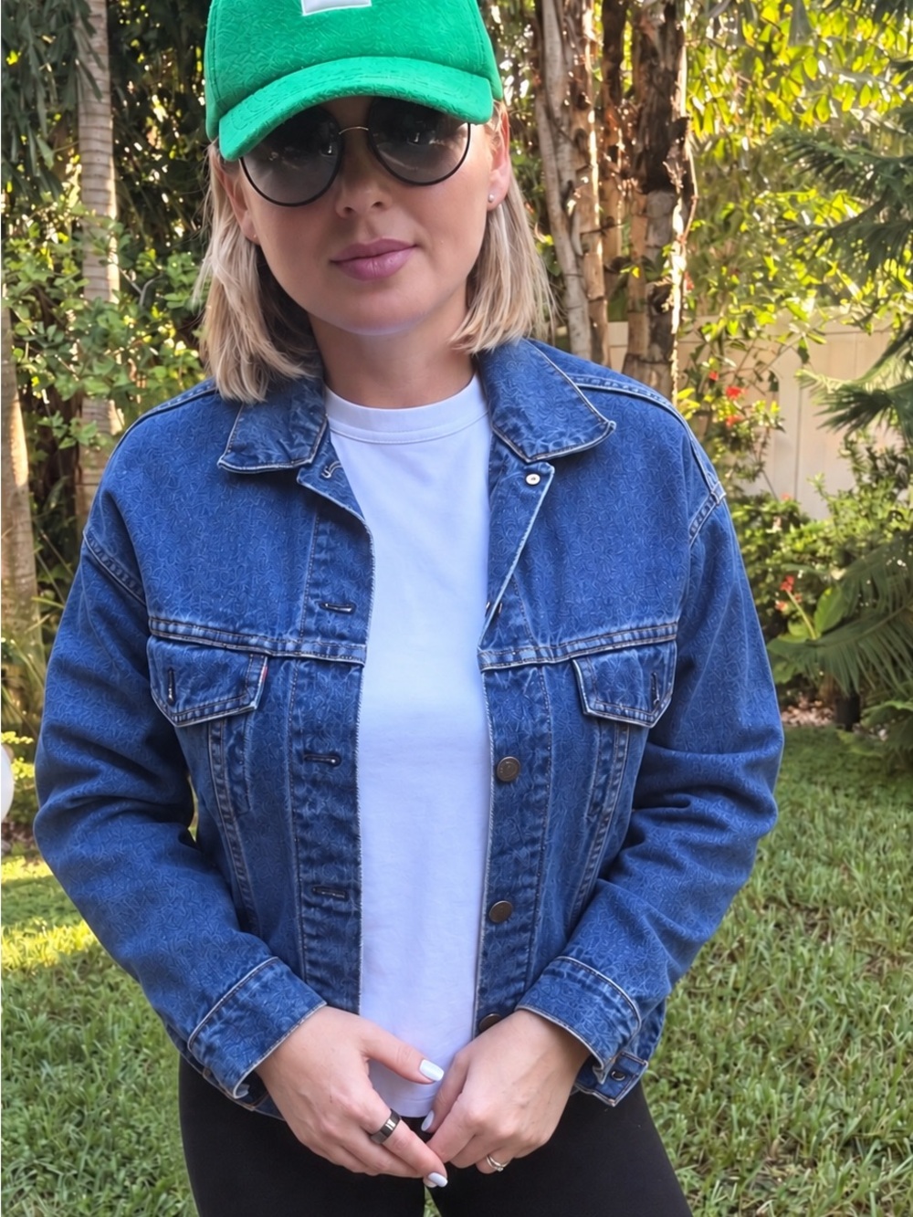 Vintage Levi’s Made in USA Denim Trucker Jacket UnisexSize S 80s Blue Jean Jacke